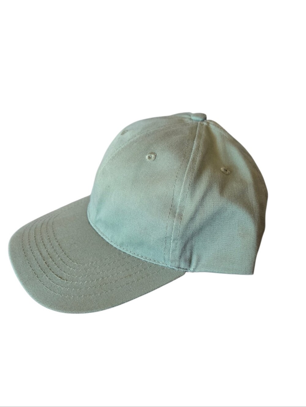 Cameo Recycled Material Mint Green Baseball Cap with Branded Tage